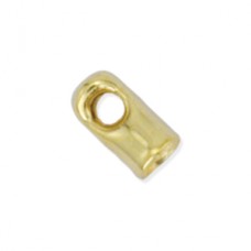 1.5mm Beadalon 1.5mm Nickel free Gold Plated Cord End - Pack of 24