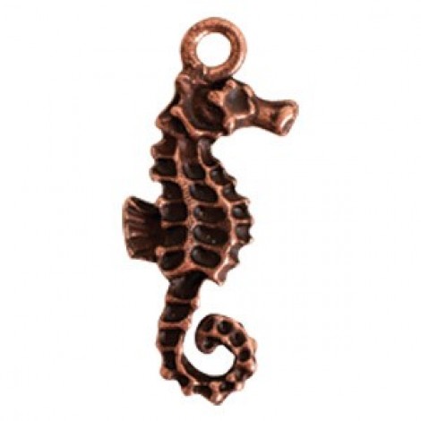 24mm Nunn Design Seahorse Charm - Ant Copper