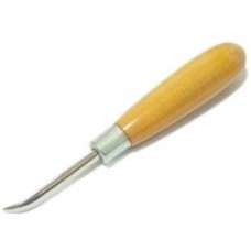 Curved Burnisher Tool - 15cm length with Stainless Steel Tip