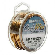 20ga Beadsmith Wire Elements Dead Soft Craft Wire - Bronze - 10yd