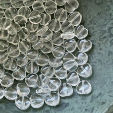 8mm Crystal Czech Heart Beads - Pack of 20