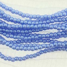 2.5mm Czech Glass Round Pearls - Baby Blue