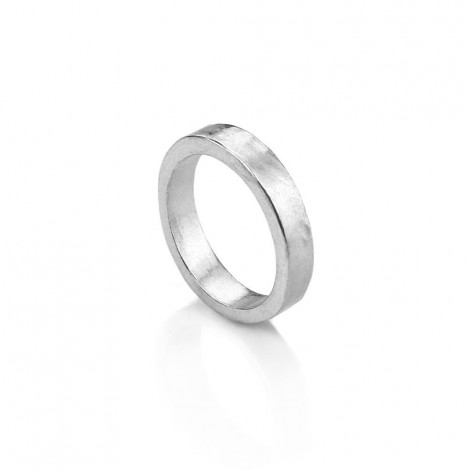 4mm ImpressArt Pewter Size 8 Ring - Each 4mm ImpressArt Pewter Size 8 Ring - Each