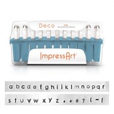 3mm ImpressArt Metal Stamps - Deco Lowercase