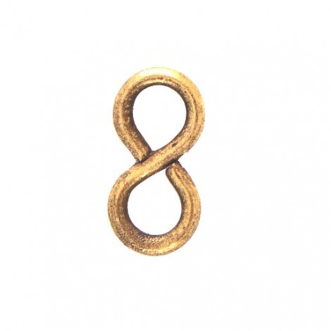 11x5.4mm Nunn Design Figure-8 Link - Antique Gold