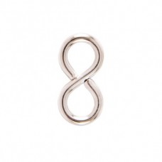 11x5.4mm Nunn Design Figure-8 Link - Bright Silver