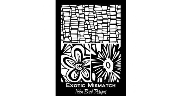 Helen Breil Silk Screen Exotic Mismatch