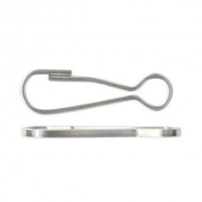 22mm Im Rhodium Silver Plated Lanyard Hooks - Pack of 20