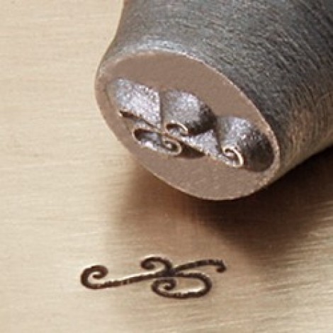 6mm ImpressArt Metal Stamp - Flourish D 6mm ImpressArt Metal Stamp - Flourish D