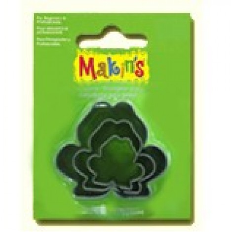 Makins Clay Cutters - Set of 3 - Frogs