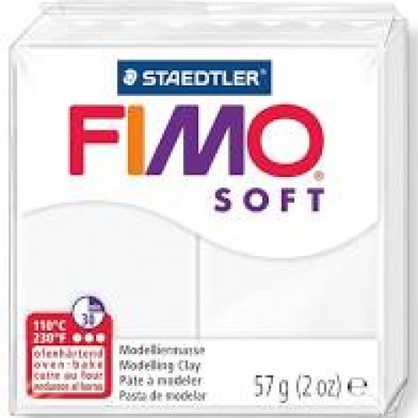 Fimo Soft Polymer Clay 56g - White