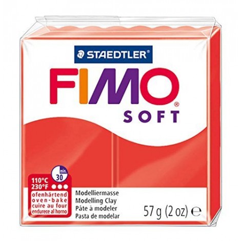 Fimo Soft Polymer Clay 56g - Indian Red