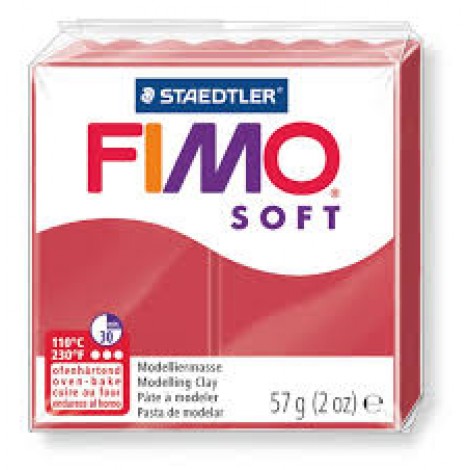 Fimo Soft Polymer Clay 57g - Cherry Red