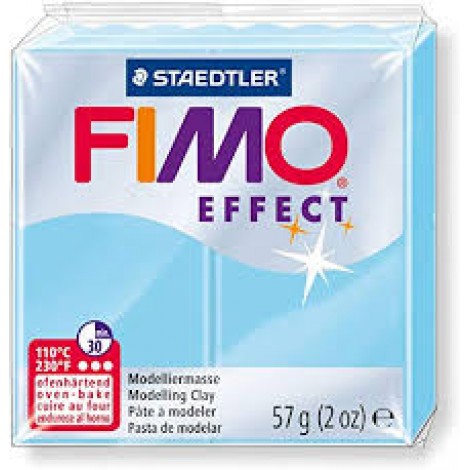Fimo Soft Effect Polymer Clay - Pastel Aqua - 56gm