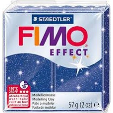 Fimo Soft Effect Polymer Clay 56g - Metallic Blue (Glitter)