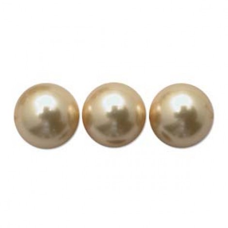 10mm Swarovski Crystal Pearls - Gold