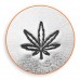 6mm ImpressArt Premium Metal Stamp - Hemp Leaf