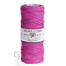1mm (20lb) Hemptique Polish Hemp Cord - Bright Pink