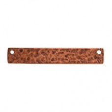 45x7mm Nunn Design Long Narrow Hammered Tag - Copper