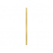 1/4" (6.25mm x 15.24cm) 16ga ImpressArt Brass Rounded End Bracelet Blanks - Each