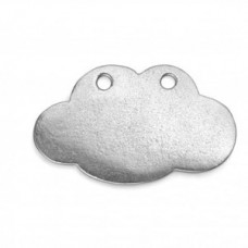 19x10mm ImpressArt Soft Strike 16ga Pewter Blank - Cloud - Each