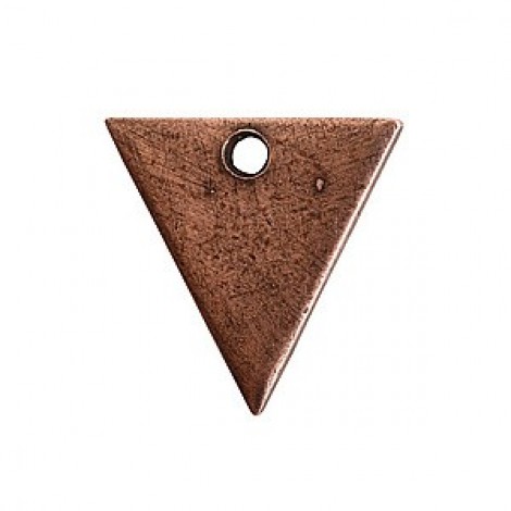 13.7mm Nunn Design Triangle Tag - Antique Copper