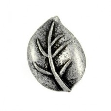 18mm Antique Silver Leaf Shank Button