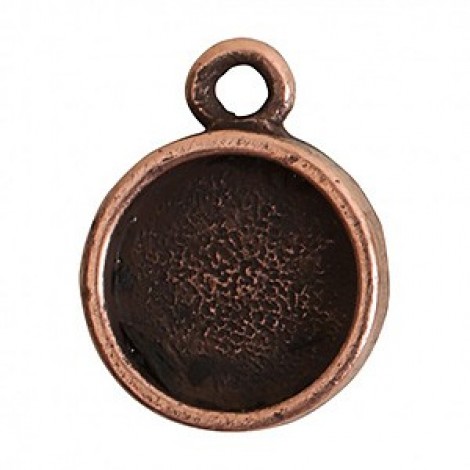 9mm ID Nunn Design Itsy Circle Drop - Ant Copper - Each