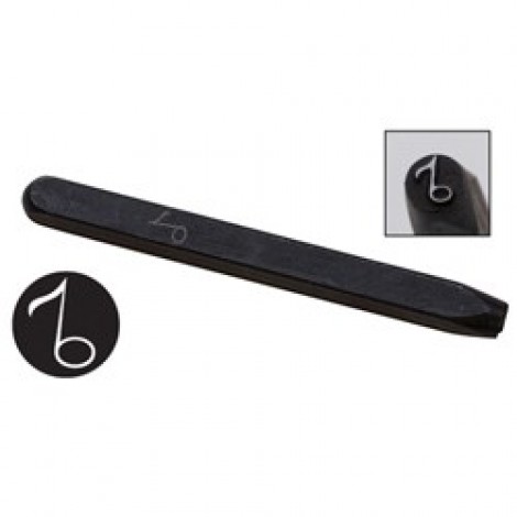 Eurotool 5mm Metal Design Stamp - Music Note