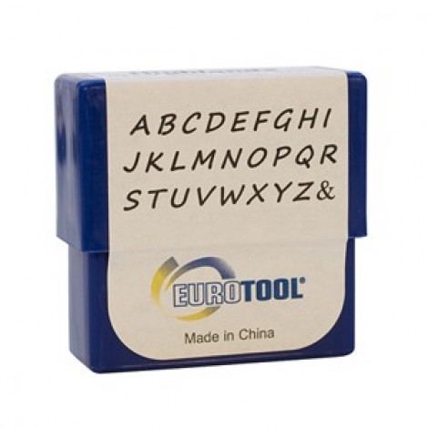 2mm EuroTool Highlands Alphabet Stamp Set - Uppercase