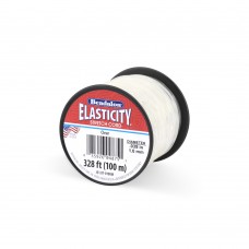 1mm Beadalon Elasticity Clear Stretch Cord - 100 metre Bulk Roll