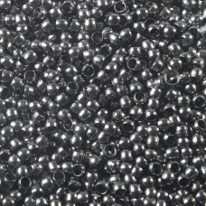2mm Smooth Round Crimp Beads - Gunmetal/Hematite - 1.5gm 