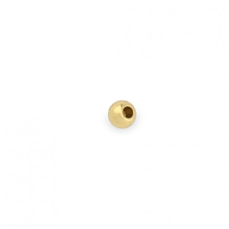 3mm Beadalon Memory Wire End Caps - Gold Plated - Pack of 12