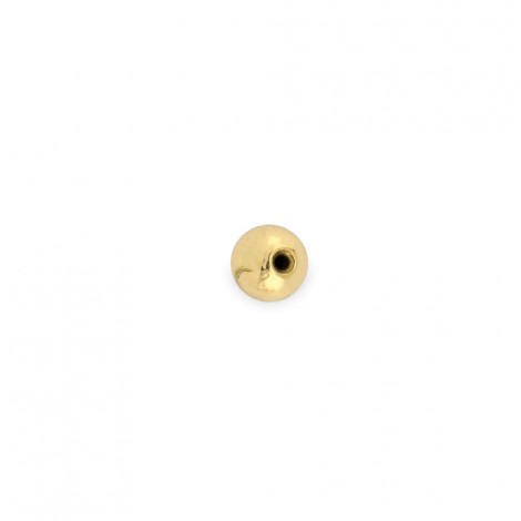 5mm Beadalon Memory Wire End Caps - Gold Plated - Pack of 12