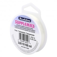 0.30mm Supplemax Clear Monofilament Illusion Cord - 100m (328ft)