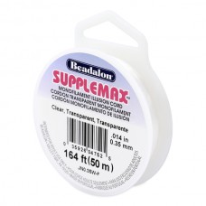 0.35mm (15lb) Supplemax Clear Monofilament Illusion Cord - 50m/164ft