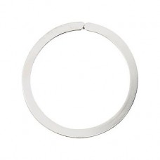 Nunn Design 33mm Bright Silver Split Ring Keyrings