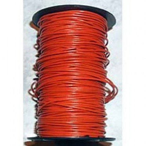 1.5mm Greek Leather Round Cord - Orange