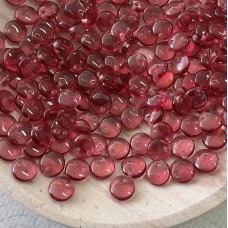 6mm Czech Lentil Beads - Fuchsia - Pack of 20