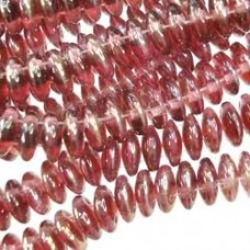 6mm CzechMates 2-Hole Lentils - Fuchsia Twilight - Pack of 50