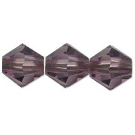 5mm Swarovski Crystal Bicones - Lilac