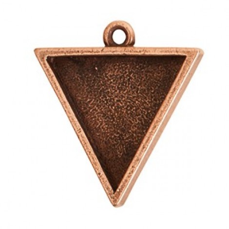 26x29mm Nunn Design Lge Triangle Bezel - Ant Copper