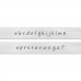 ImpressArt Bridgette Basic Lowercase Metal Stamp Set