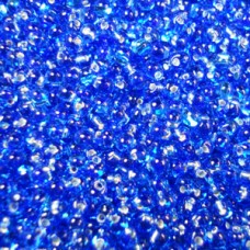 2.8mm Miyuki Drop Beads - Silver Lined Sapphire - 12.5gm