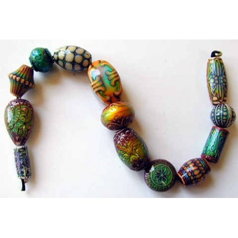 Mirage Bead Sample Strand #2 - 13 beads