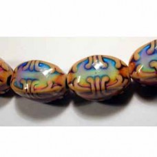 15x23mm Fleur-De-Lis - Color-Changing Mirage Beads - Pack of 2