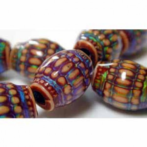 12x16mm 'Moon Basket' Mirage Color Changing Beads - Pack of 2 12x16mm 'Moon Basket' Mirage Color Changing Beads - Pack of 2