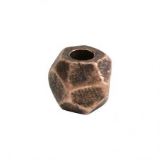 6mm (2mm Hole) Nunn Design Faceted Bead - Copper