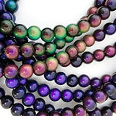 6mm Mirage Colour Changing Mood Beads - Per strand (50 beads)