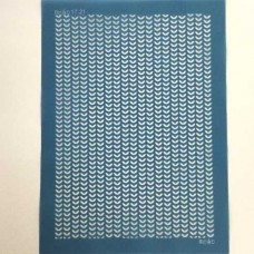 Moiko Silk Screen - 74x105mm - Design 17.21 - Tiny Leaves